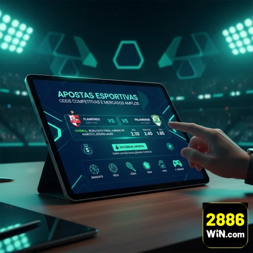 Ilustração de Experimente o aplicativo cassino 2886win para Android e iOS