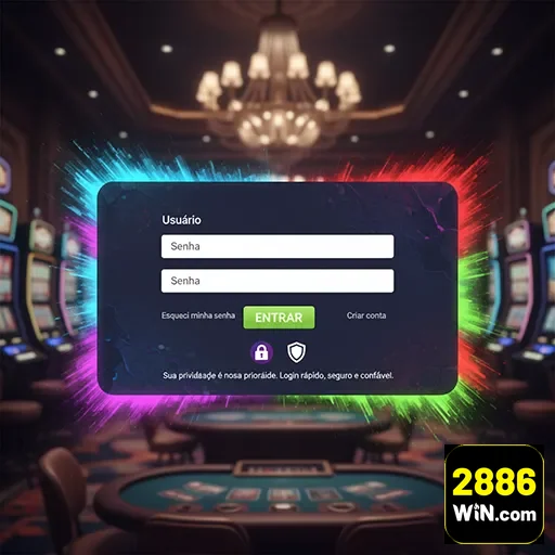 Ilustração de Explore a Plataforma de Jogos 2886win com Segurança e Confiabilidade