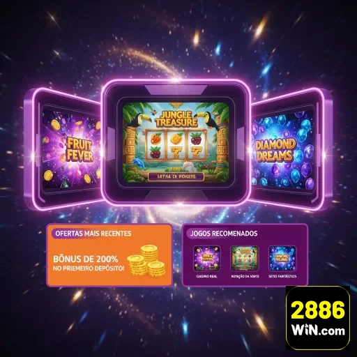 Ilustração de Explore a Plataforma de Jogos 2886win com Segurança e Confiabilidade