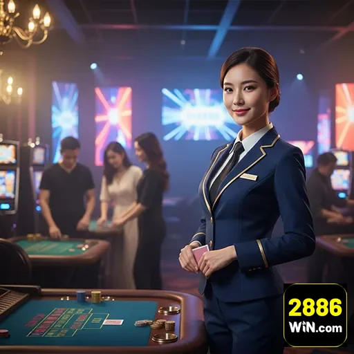 Gerentes dedicados atendendo jogadores VIP da 2886win