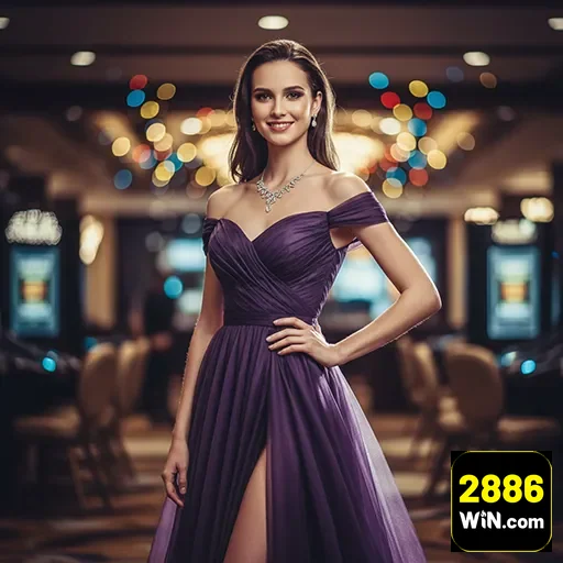 Atendente auxiliando jogadores VIP em cassino online